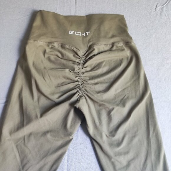 ECHT Force Scrunch leggings women's size 2 ? olive green - Picture 4 of 10